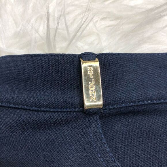 ST. JOHN SPORT by Marie Claire Women’s Navy High Rise Straight Leg Pant Size 8 - Picture 5 of 15